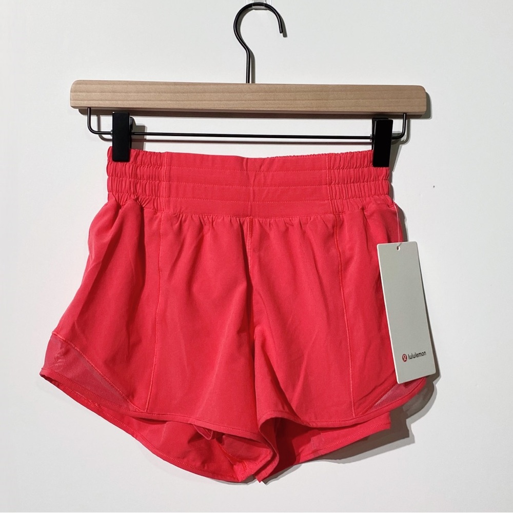 Lululemon Hotty Hot HR Short 2.5” Lined Glazed Pink